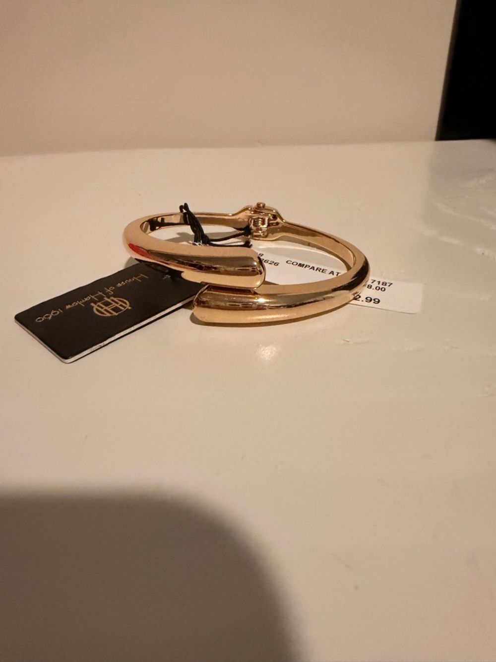 House of Harlow 1960 Gold Open Cuff Bracelet